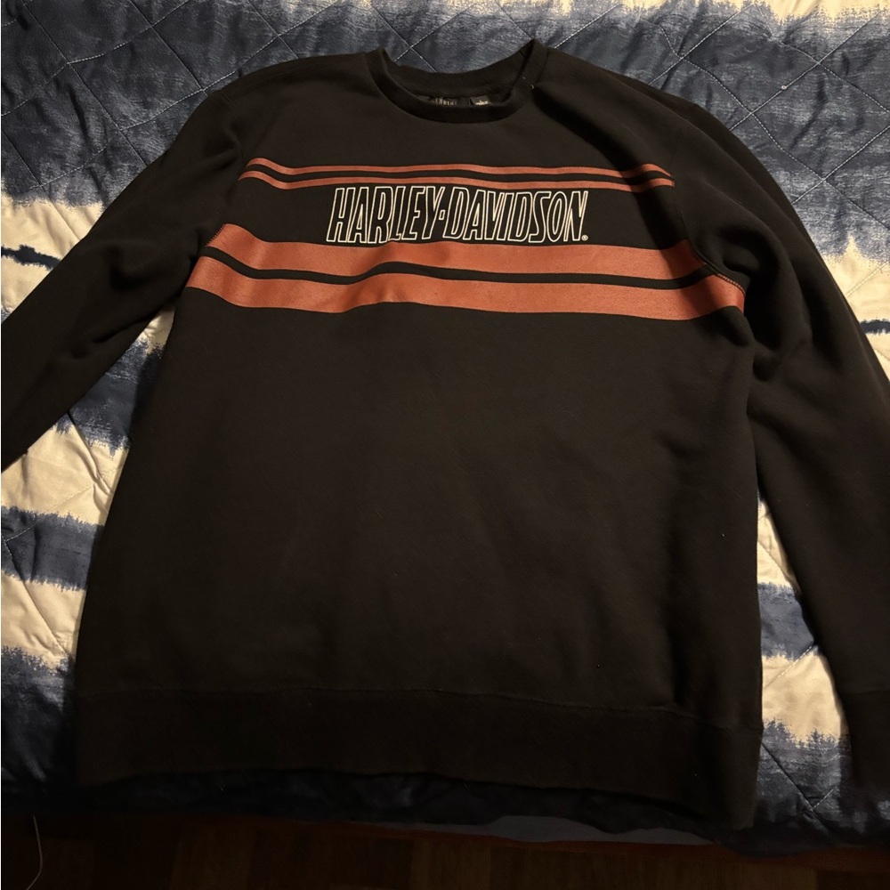 Harley-Davidson Black and burgundy sweatshirt